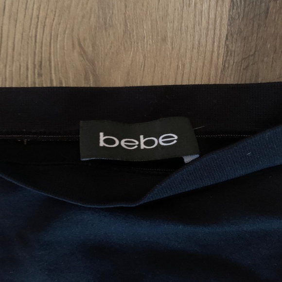 Bebe boatnuch 3/4 sleeve‎ thong bodysuit. Worn twice - Picture 2 of 4